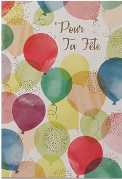 CARTE D'ANNVIVERSAIRE POUR TA FÊTE - DE MILLBROOK